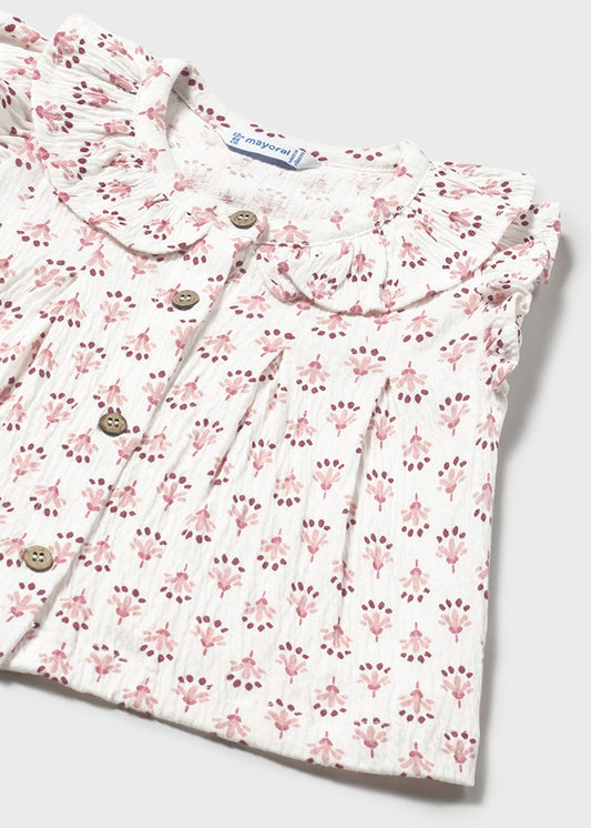 Infant Girl Printed Bambula Blouse