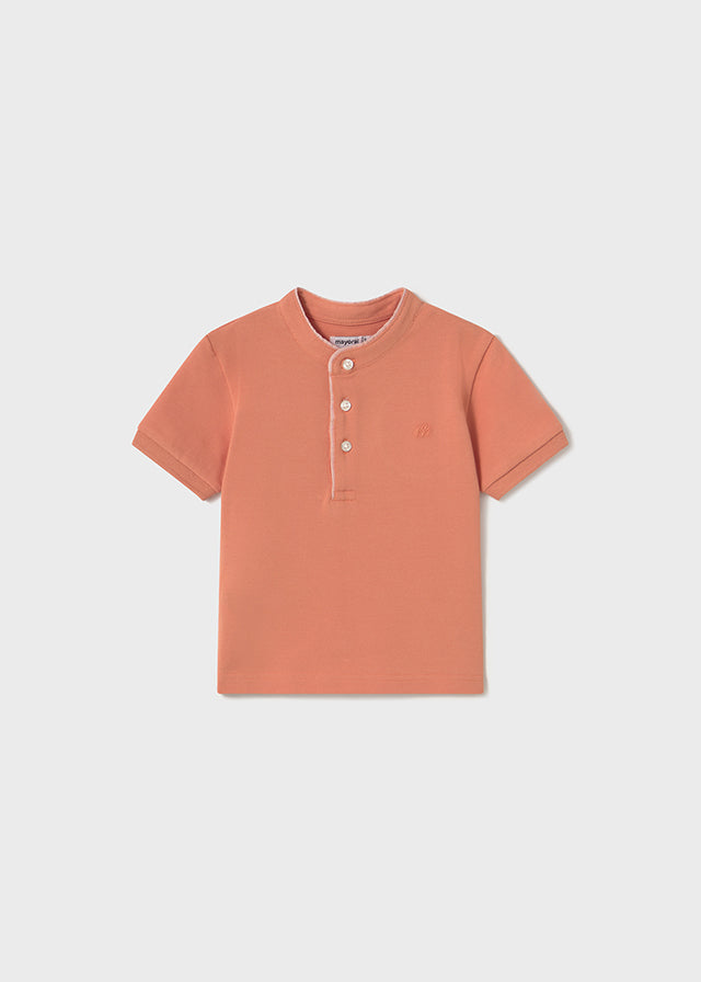 Infant Boy S/s Mao Neck Polo