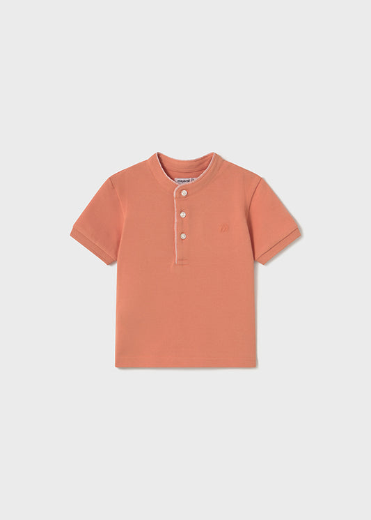 Infant Boy S/s Mao Neck Polo