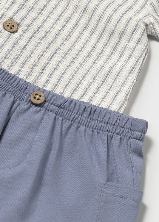 NB 3-Piece Set w/Overshirt