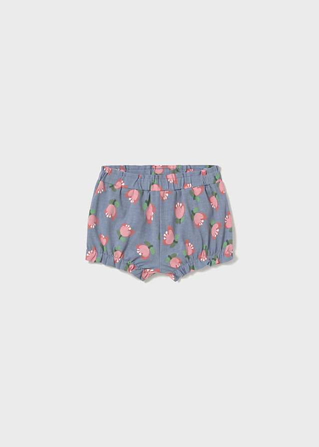 Infant Girl Fun Printed Shorts