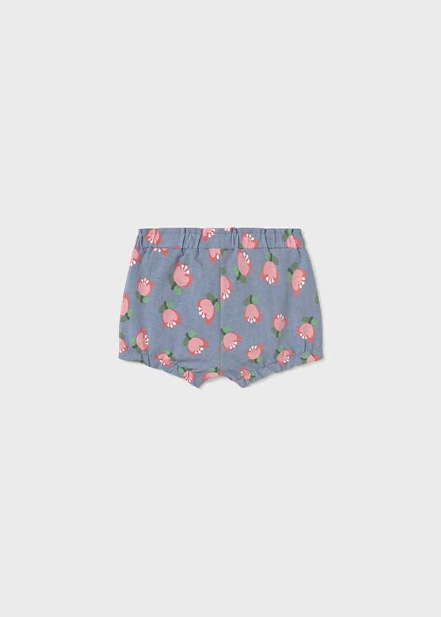 Infant Girl Fun Printed Shorts