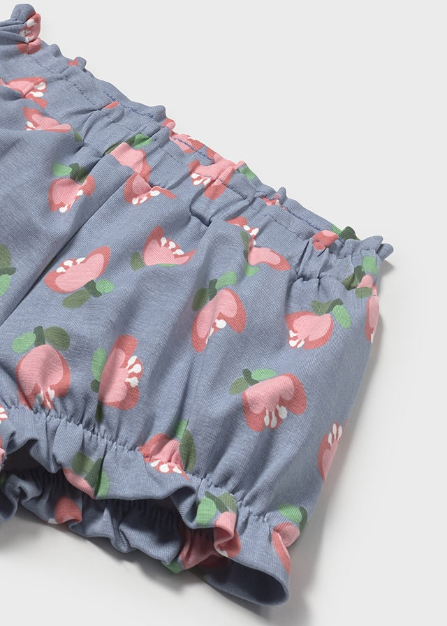 Infant Girl Fun Printed Shorts