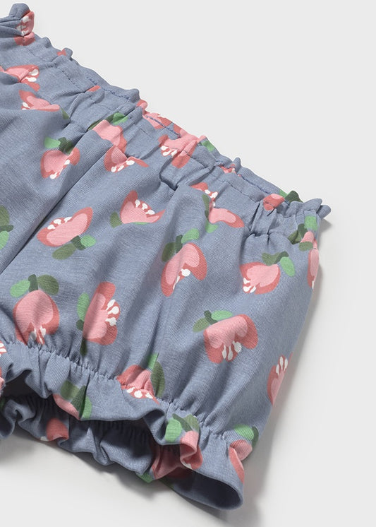 Infant Girl Fun Printed Shorts