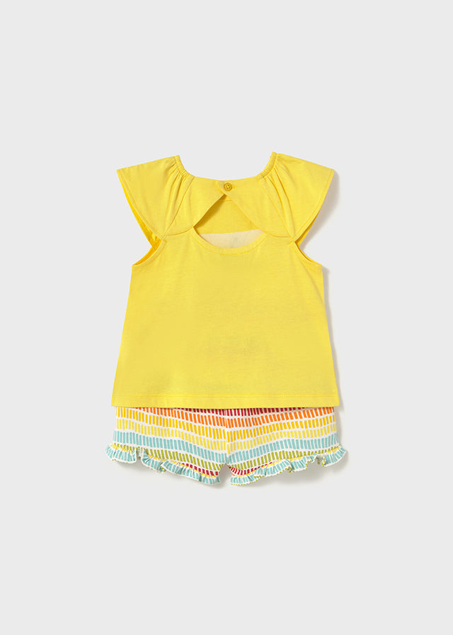 Infant Girl Fruits Short Set