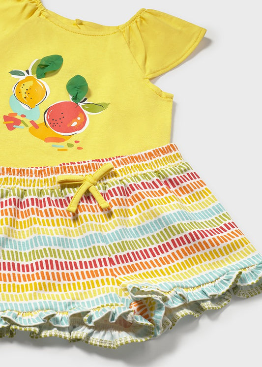 Infant Girl Fruits Short Set