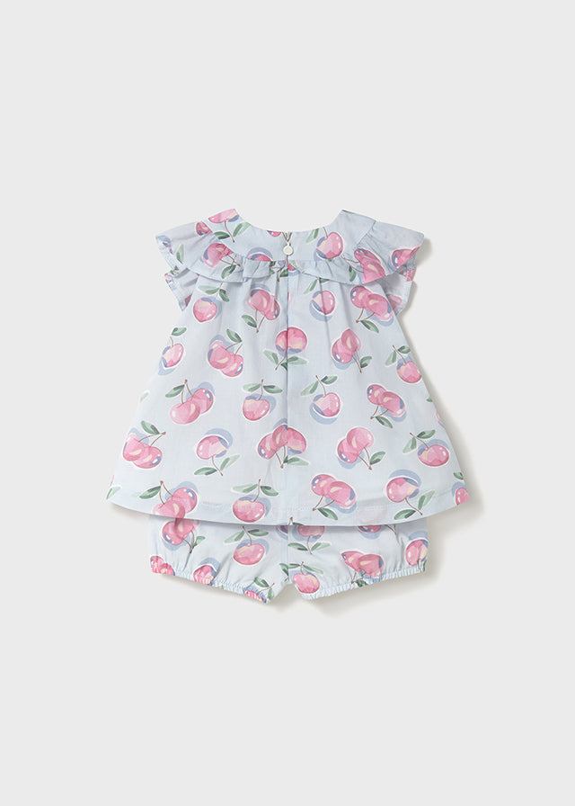 Newborn Girl Short and Blouse Fruit Set