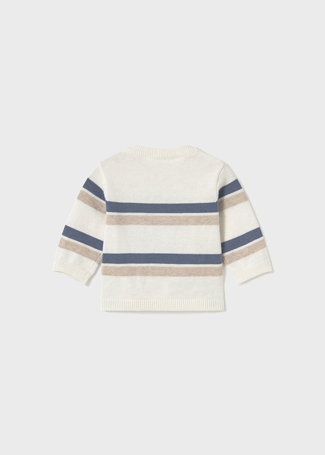 Infant Boys Striped Knit Sweater