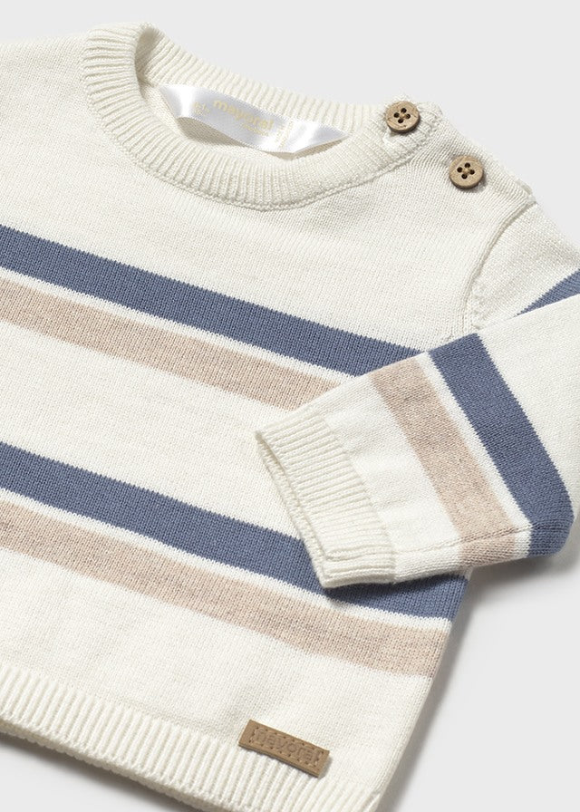 Infant Boys Striped Knit Sweater