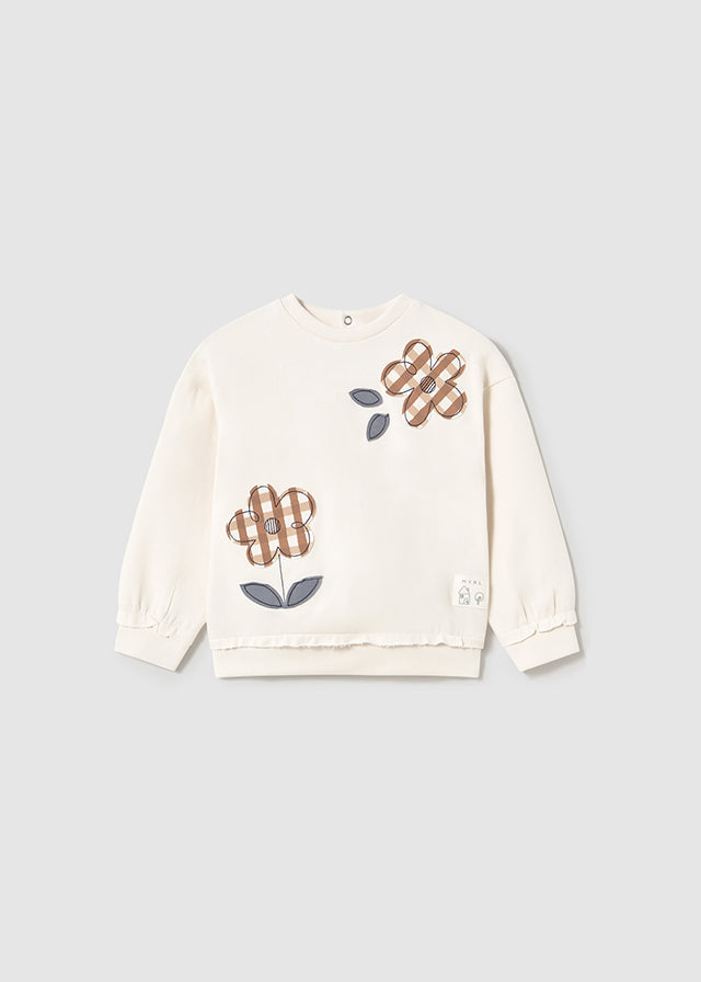 Infant Girl Flower Sweater Shirt