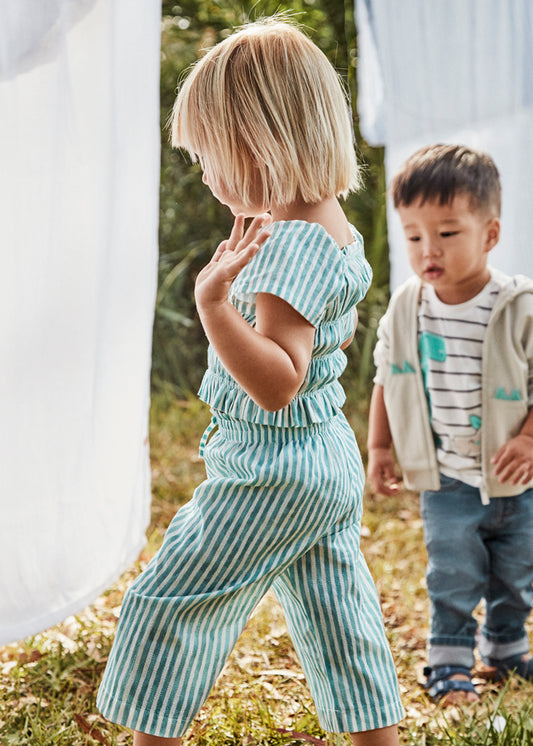 Infant Girl's Smocked Top and Pant Set