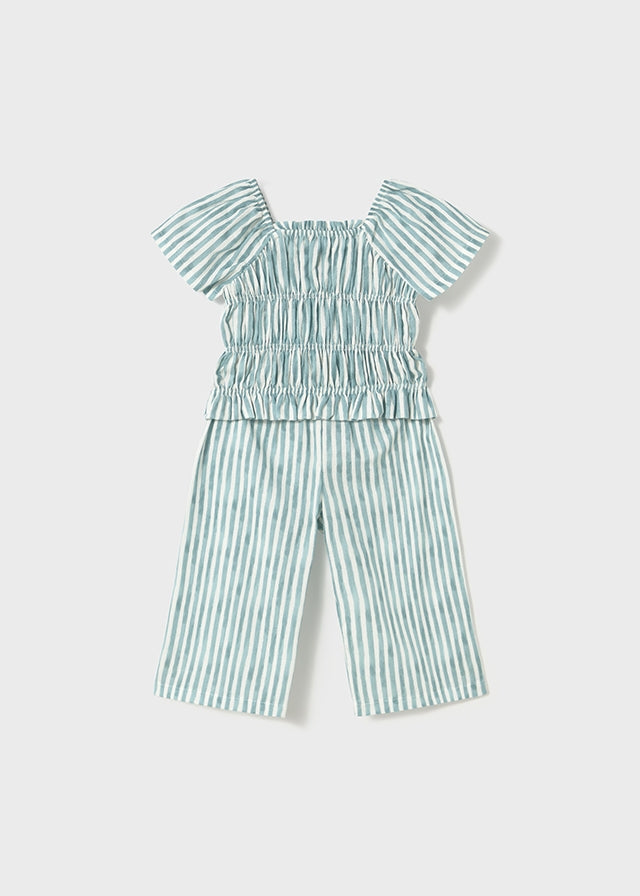 Infant Girl's Smocked Top and Pant Set