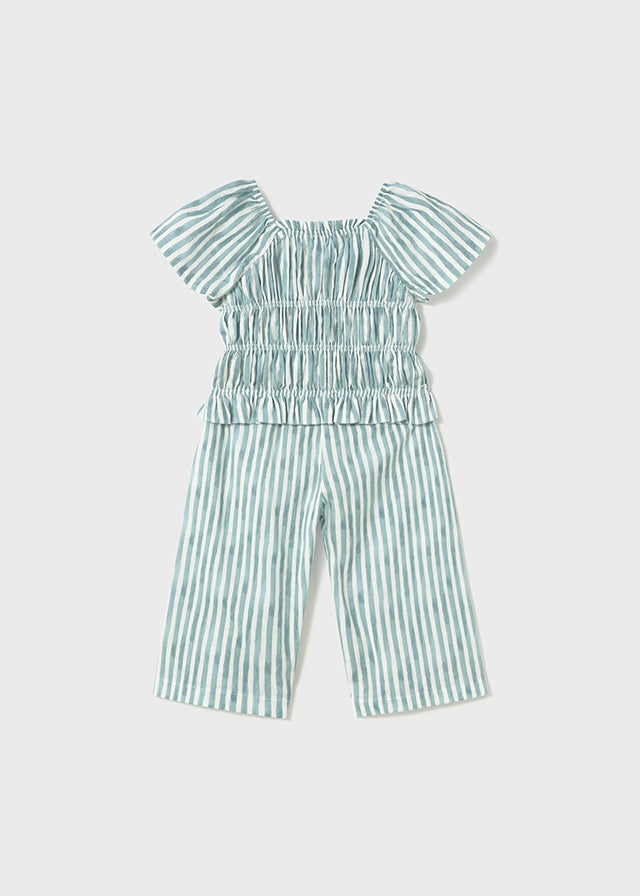 Infant Girl's Smocked Top and Pant Set
