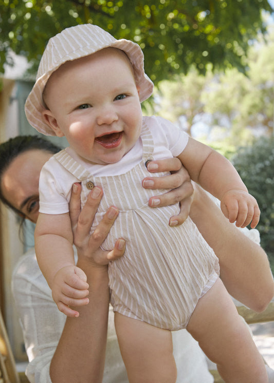 NB Boy Short Bodysuit w/Hat