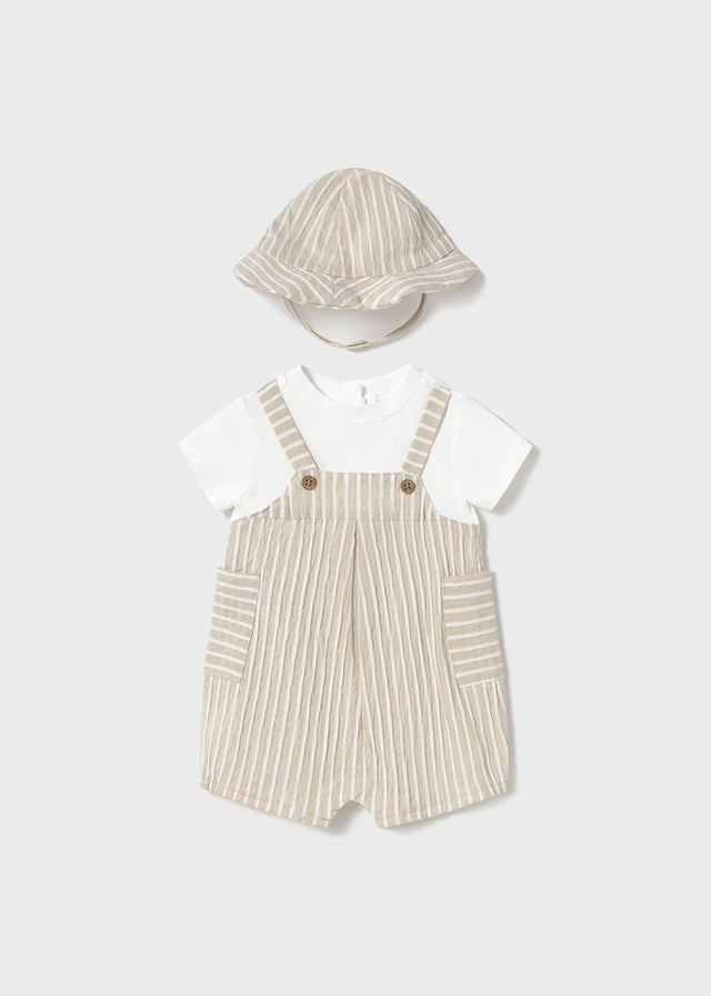 NB Boy Short Bodysuit w/Hat