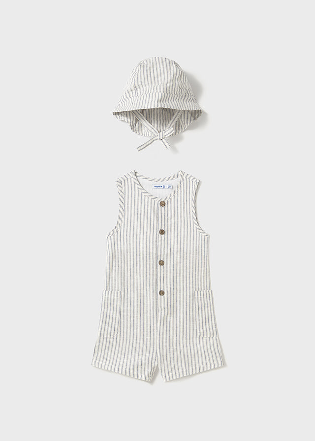 Infants Dungaree with Hat