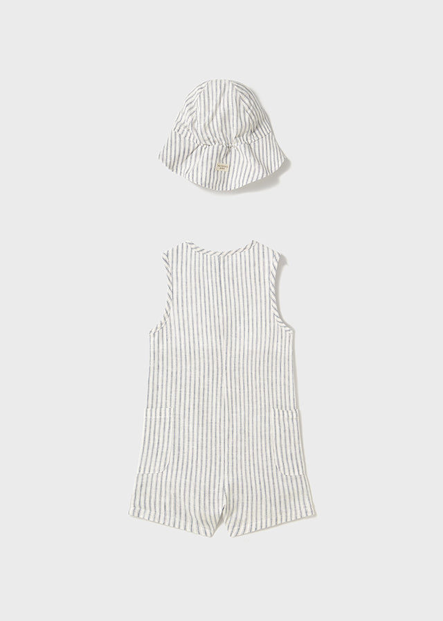Infants Dungaree with Hat