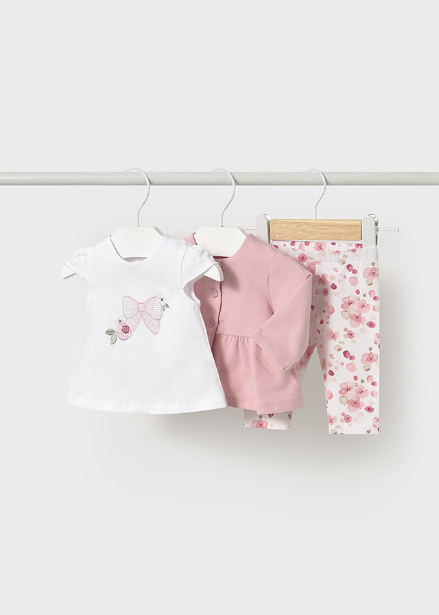 NB Girl Floral 3-Piece Set