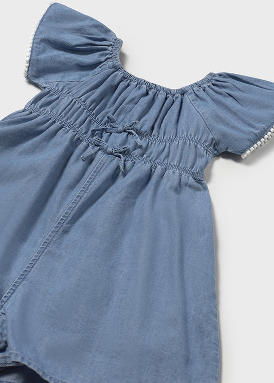 NB Girl Denim Romper