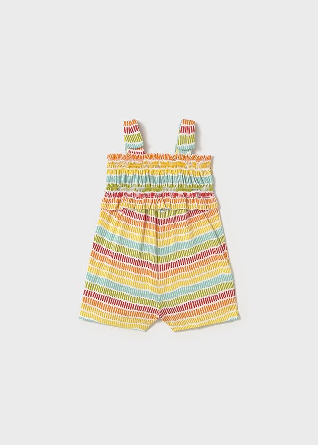 Infant Girl's Printed Jumpsuit