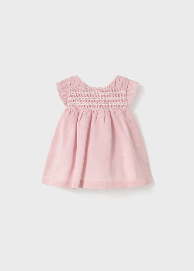 Newborn Girls Rose Dress