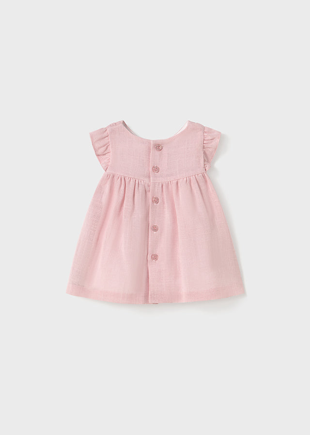 Newborn Girls Rose Dress
