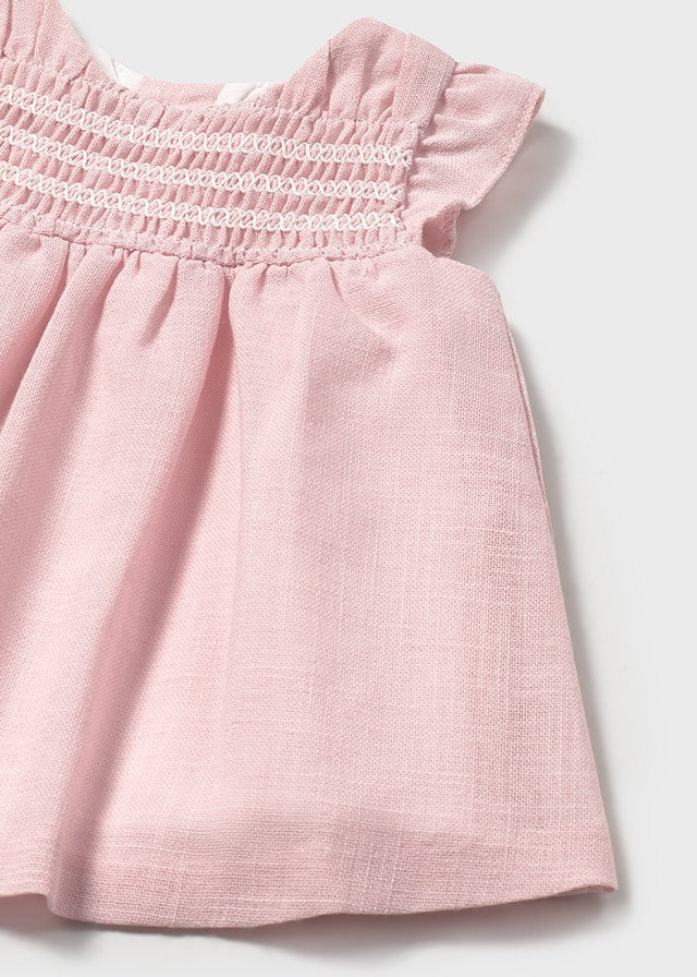 Newborn Girls Rose Dress