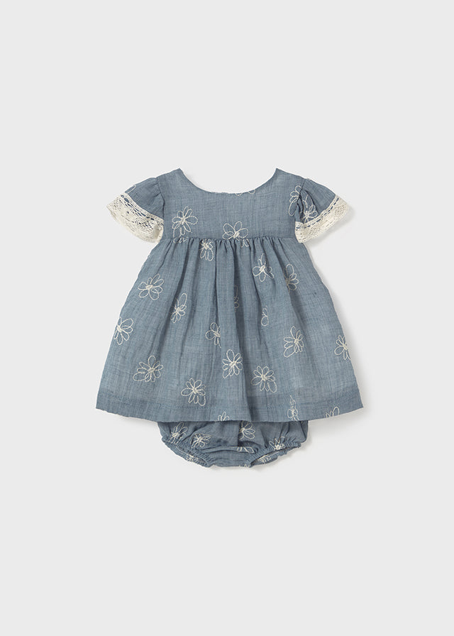 Newborn Girl Floral Printed Dress