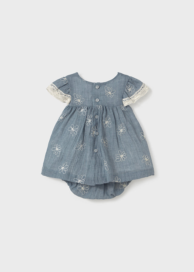 Newborn Girl Floral Printed Dress