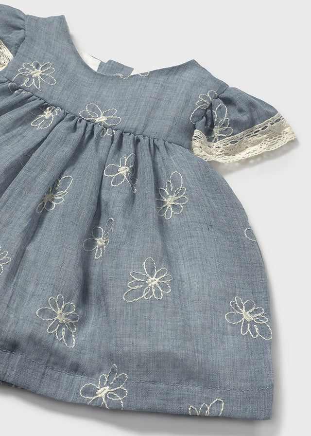 Newborn Girl Floral Printed Dress