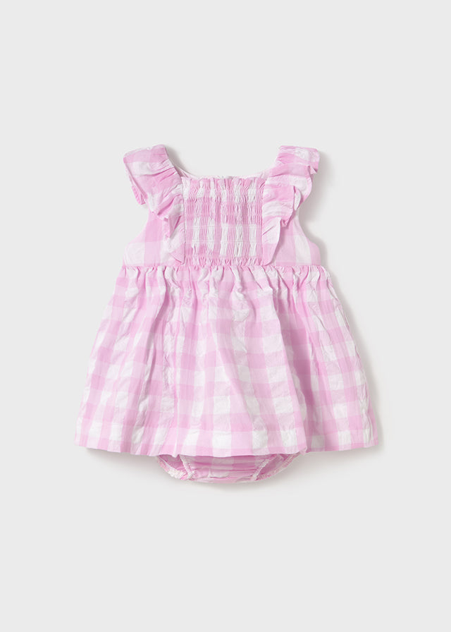Infant Girl Vichy Dress w/Bloomers