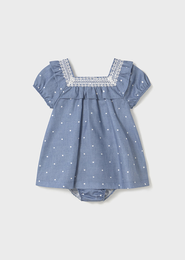 NB Girl Polka Dot Dress w/Bloomers