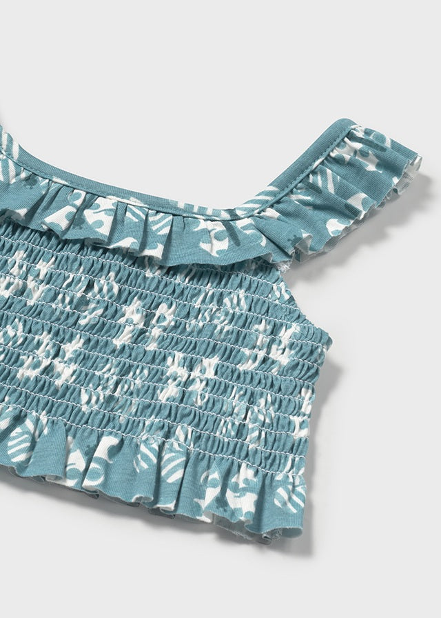 NB Girl 3-Piece Printed Set w/ Headband