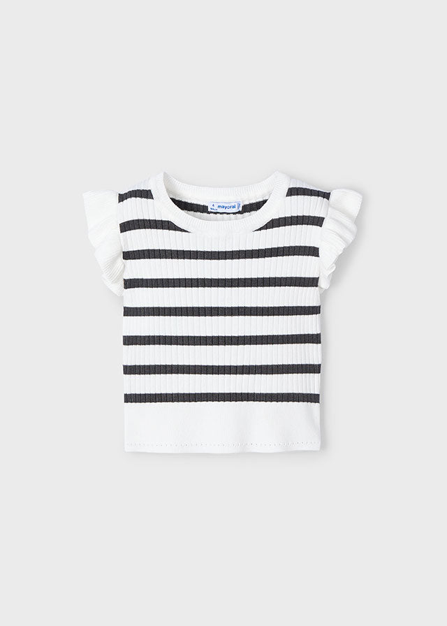 Girls Ribbed Knit Top
