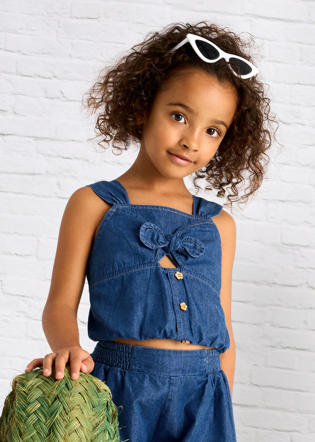 Girls Bow Top