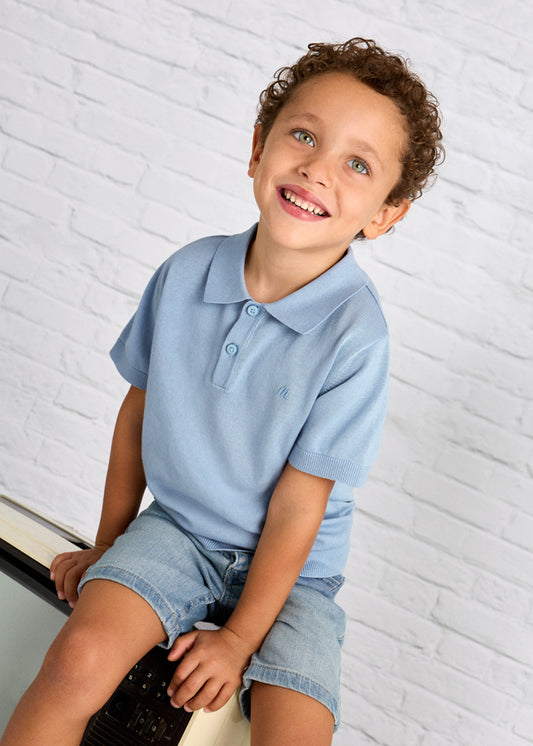 Boys Knit S/s Polo shirt