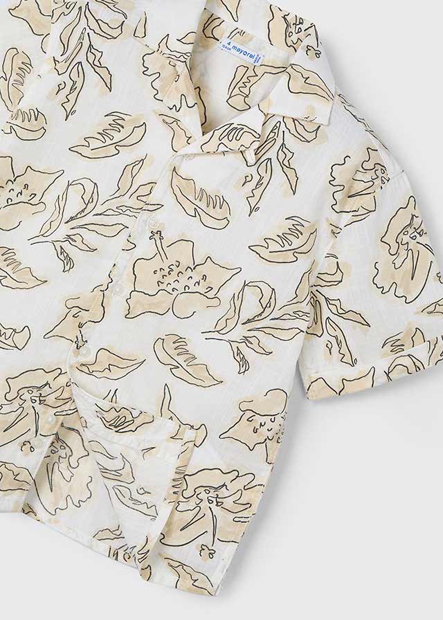 Boys Casual Printed Shirt