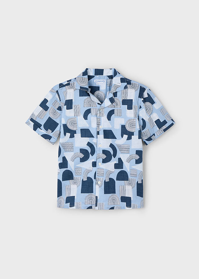 Boys Casual Printed Shirt