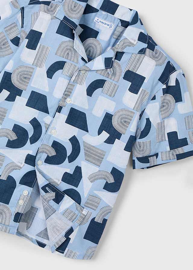 Boys Casual Printed Shirt