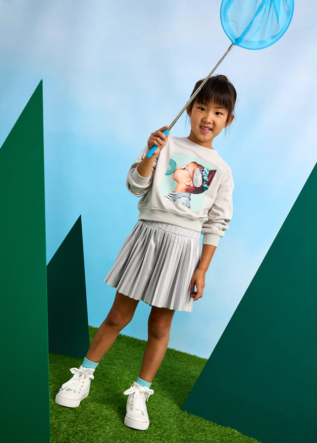 Girl's Pullover Sweatshirt