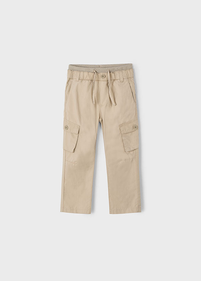 Boy Cargo Pants with Drawstring