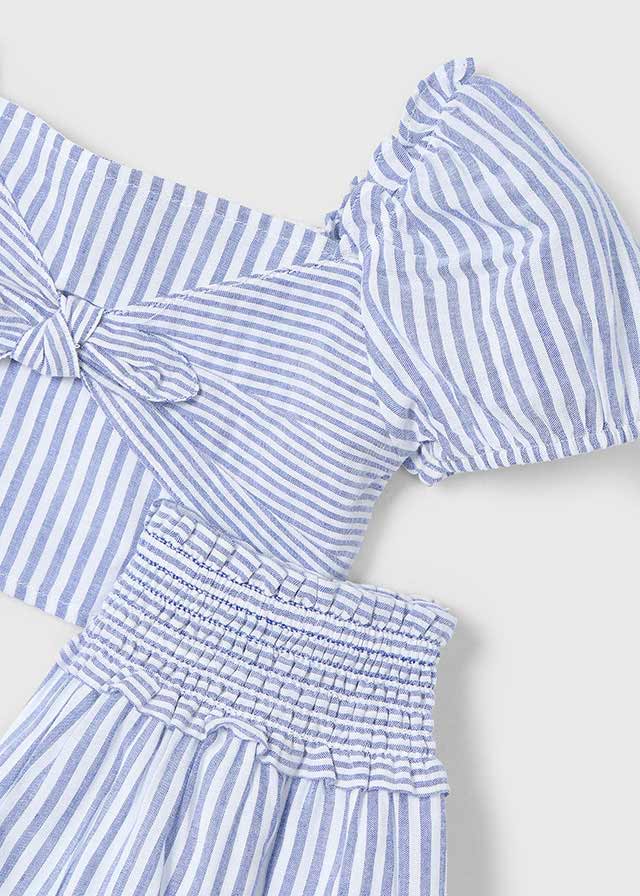 Girl Striped Skirt Set