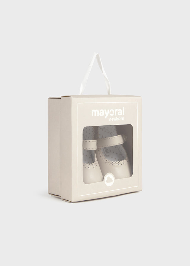 NB Girl Nude Mary Janes