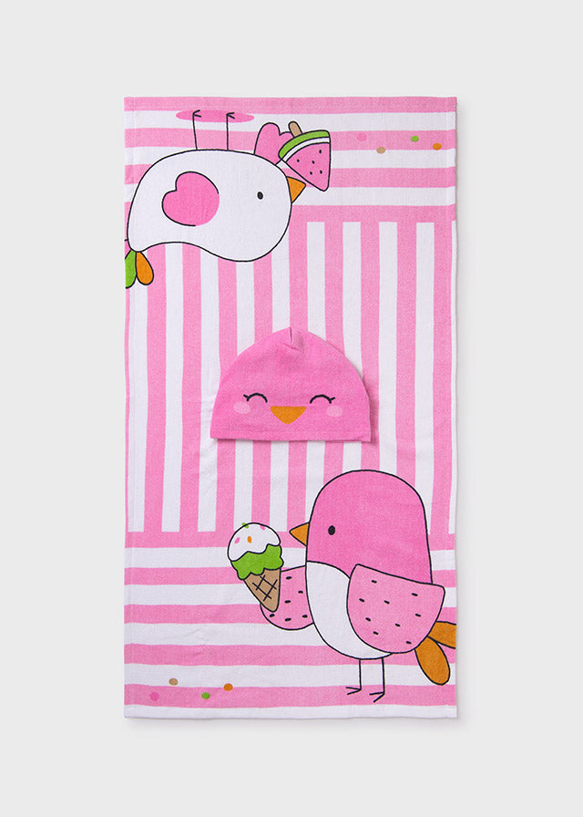 Baby Beach Towel with Hood