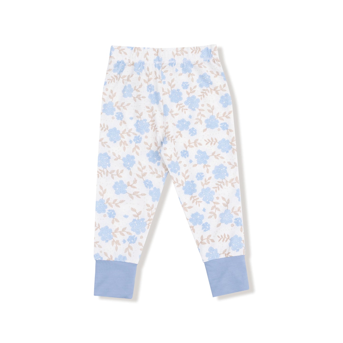 Baby Blue Floral S/s Loungewear Set