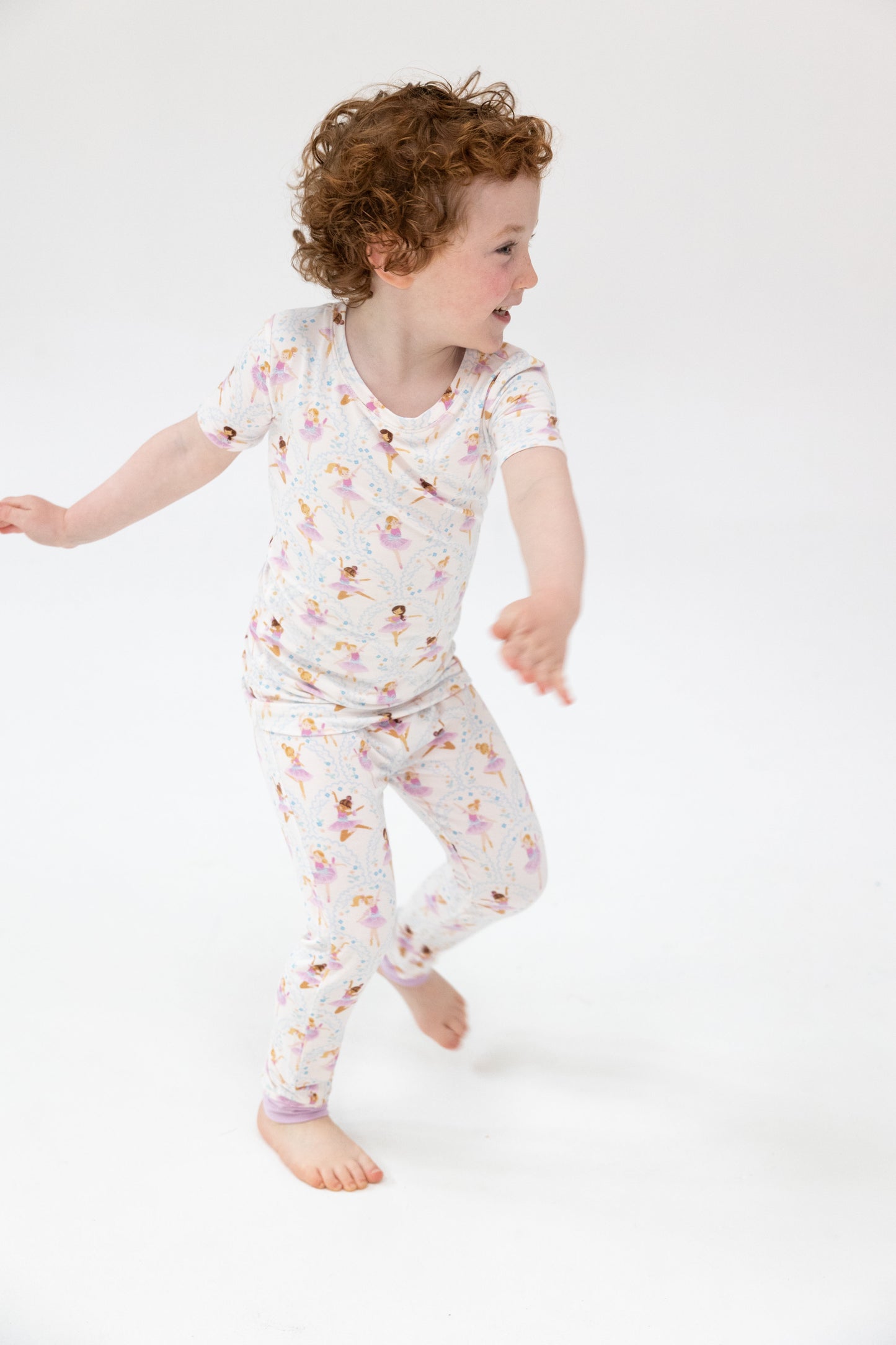 Bow Ballerinas S/s Lounge Wear Set