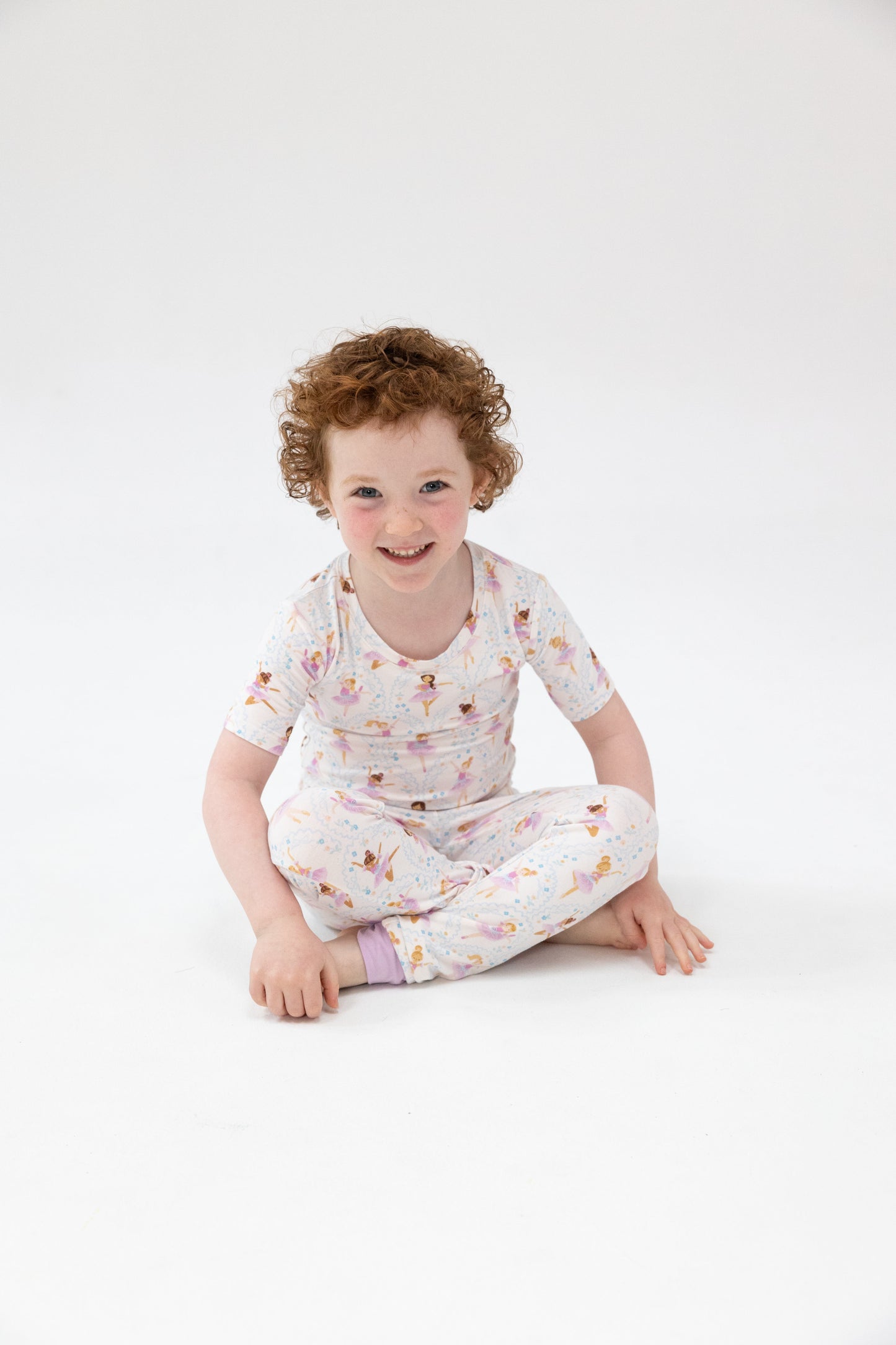 Bow Ballerinas S/s Lounge Wear Set