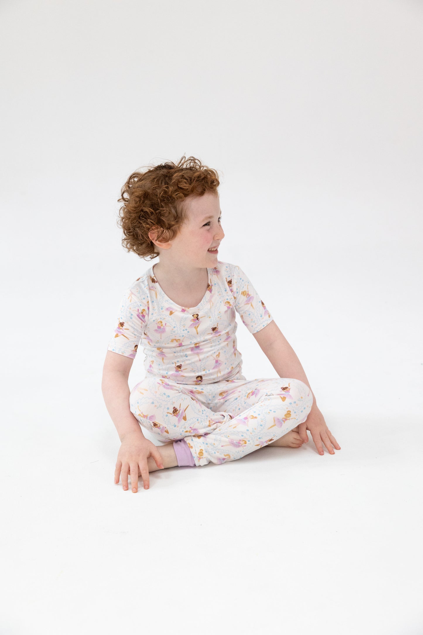 Bow Ballerinas S/s Lounge Wear Set