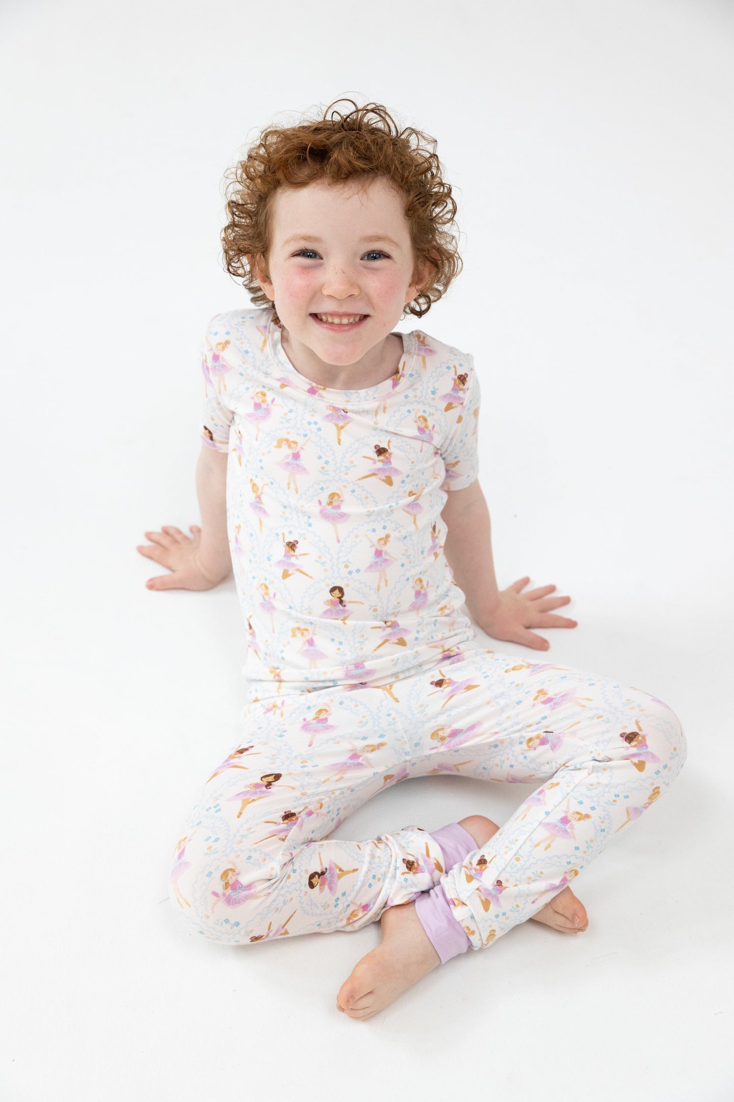 Bow Ballerinas S/s Lounge Wear Set