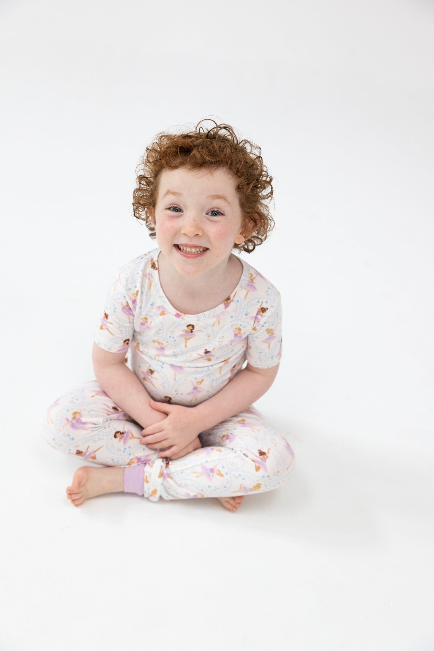 Bow Ballerinas S/s Lounge Wear Set